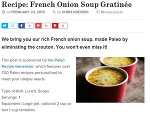 screenshot chriskresser.com french onion soup