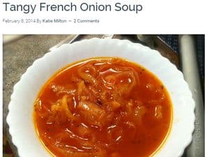 screenshot of ultimatepaleoguide.com paleo french onion soup