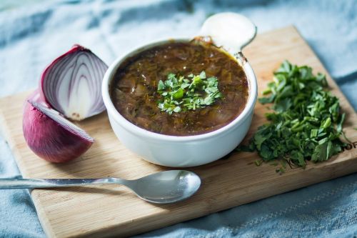 image of thepalofix Hearty Paleo French Onion Soup - used with permission