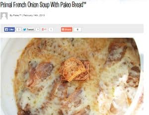 screenshot www.paleobread.com french onion soup