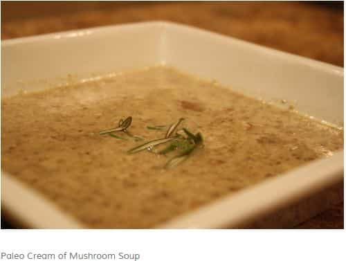 Creamy Mushroom Soup from Crushing Glass – Curry, Vegan Option, Creamy