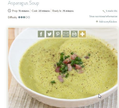 Asparagus Soup from Primal Palate – Creamy, Light, Prosciutto, Chicken Broth