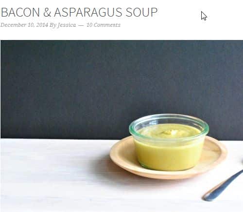 Bacon & Asparagus Soup from AIP Lifestyle – Creamy, Less than 5 Ingredients, Bacon, Bone Broth, AIP