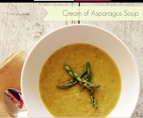 Paleo Cream of Asparagus Soup from The Fit Habit – Paleo Vegan, Paleo Cream of Asparagus soup