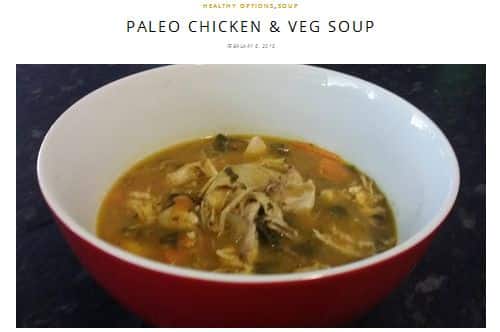 Paleo Chicken and Veg Soup from Slow Cooker Central – Slow Cooker, Chicken Broth