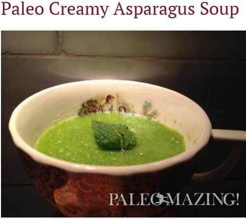 Paleo Creamy Asparagus Soup from Paleomazing – Paleo Vegan, 5 Ingredients or Less, Creamy