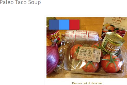 Paleo Taco Soup from What I Gather - Slow Cooker, chicken broth, Ground Beef