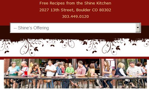 Shine is a gluten free restaurant in Boulder that offers Paleo friendly meals, Paleo game nights and other activities and more. Shine is a great paleo restaurant boulder option. Shine should definitely be on the top of any list of boulder paleo restaurants to consider.