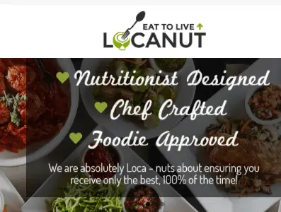 Locanut offers nyc Paleo meal delivery via grubhub and other delivery websites - all meals are Paleo as well as offering vegan/pegan options, sustainable fish, etc