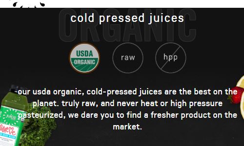 Screenshot of the juicepress website - Juicepress is a fresh juice chain with many locations throuhout NYC. As long as you stick to their fresh pressed fruit and vegetable juices (you may want to restearch their vegan probiotic, similar to yogurt contained in their vegetable juices if you have any conscerns with specific probiotic strains - their is supposedly similar to yogurt). Given that they have locations all throughout the city, juicepress gives you the option of having paleo nyc juice options near you at all times.