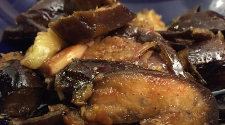 Paleo Sauteed Japanese Eggplant, one of our simple paleo recipes for beginners