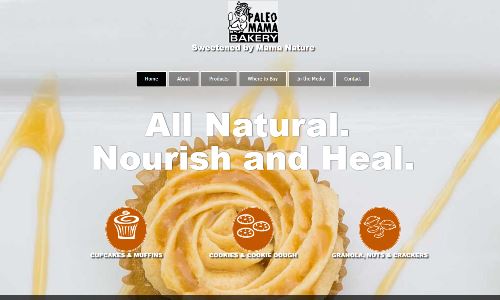 The Paleo Mama bakery, screenshot pictured, as a Madison WI bakery specializing in the Paleo and SCD diets. The owner and scd chef , having followed the SCD diet for Ulcerative Colitis is well versed in baked goods to heal UC. She offers both items for the IBD community as well as the larger Paleo community in Wisconsin. 