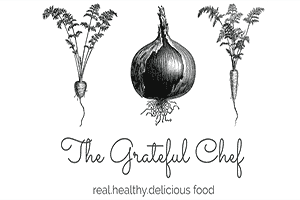 Screenshot of the Grateful Chef Home Page in Des Moines, a local Whole 30 Paleo Meal Delivery option downtown in Des Moines Iowa.