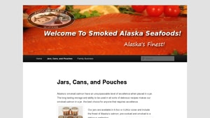 Screenshot of the Smoked Alaska homepage - there are a number of brands of Honey Smoked Salmon Brands, For those seeking where can you buy smoked salmon products, we have you covered. smoked salmon to buy online brands, including those from Smoked Alaska ,