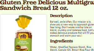 Screenshot of the Udi's Healthy Foods homepage - Looking for Nut Free Bread Brands options should not be so difficult, and now it’s not as you can find an increasing number of products in store and on-line. We have laid out some of their offerings that might qualify as nut free bread brands options. There are an increasing number of gluten free dairy free nut free cookies options available. 