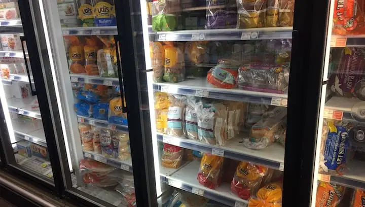 Photo of vegan almond flour bread in grocery store - this article covers a number of prepackaged off the shelf brands. These Amas Gluten Free Foods products from  Casabi Casabe Artisan Flatbread (Cassava Bread), Naturally Gluten-Free, Vegan & Paleo  and others should help end the search for healthy possibilities. There are an increasing number of La Fe options available. This is  Casabe Cassava Bread , one of the companies we have found that appear to have some La Estrella Bakery Bread offerings. Do you wish you could find more Food For Life options that you know of currently? Keep reading for a whole list from great companies like Gluten free Brown Bread. 