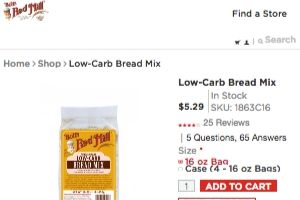 Screenshot of the Bob’s Red Mill Natural Foods homepage - With Bob’s Red Mill Natural Foods , your organic gluten free bread mix options have increased. finding where to buy gluten free bread mix products is no longer a challenge. some where can i buy gluten free bread mix brands compared. 